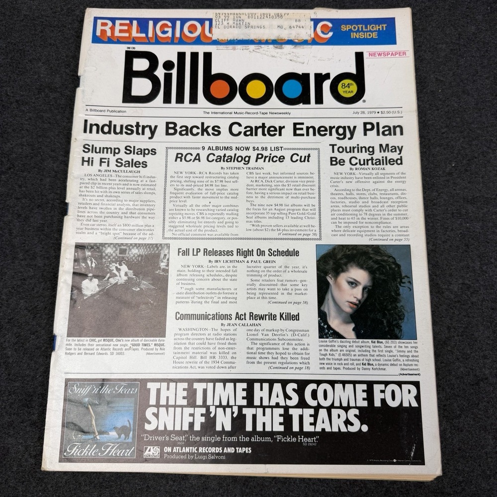 BILLBOARD Magazine Vintage July 28 1979